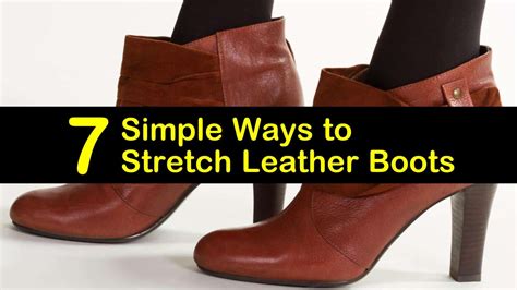 best way to stretch boots.